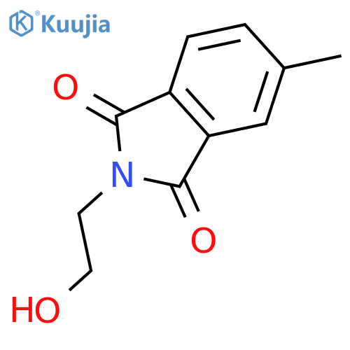 1H-Isoindole-1,3(2H)-dione, 2-(2-hydroxyethyl)-5-methyl- structure