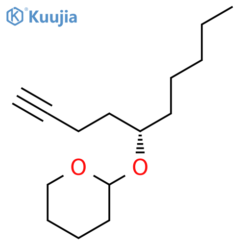 2-[(5S)-dec-1-yn-5-yloxy]oxane structure