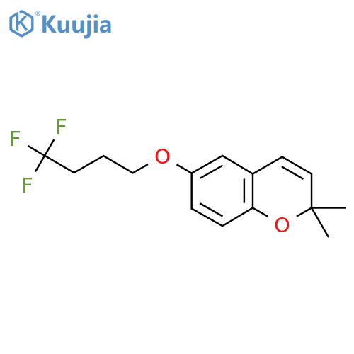 2,2-Dimethyl-6-(4,4,4-trifluorobutoxy)-2H-chromene structure