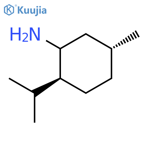 Cyclohexanamine, 5-methyl-2-(1-methylethyl)-, (2S,5R)- (9CI) structure