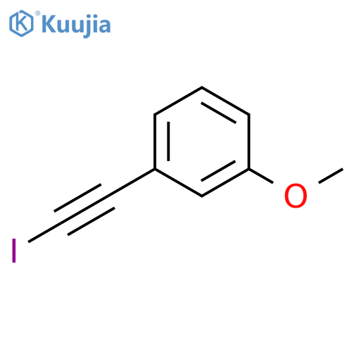 1-(2-Iodoethynyl)-3-methoxybenzene structure