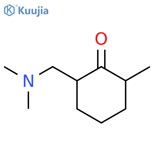 2-((Dimethylamino)methyl)-6-methylcyclohexanone structure