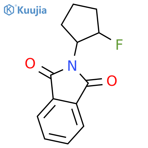 2-(1S,2S)-2-Fluorocyclopentyl-isoindole-1,3-dione structure