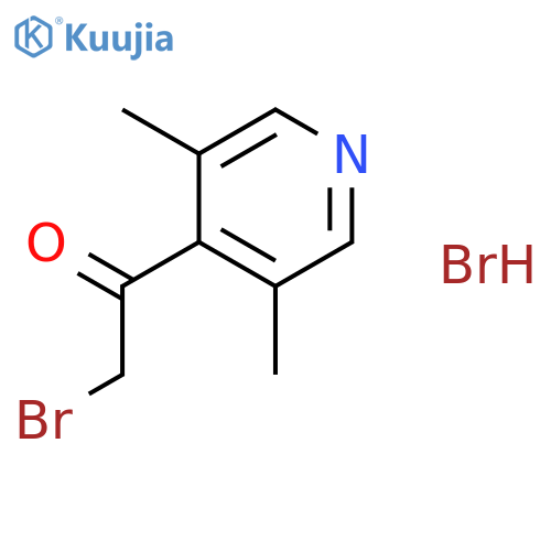 ETHANONE, 2-BROMO-1-(3,5-DIMETHYL-4-PYRIDINYL)-, HYDROBROMIDE structure
