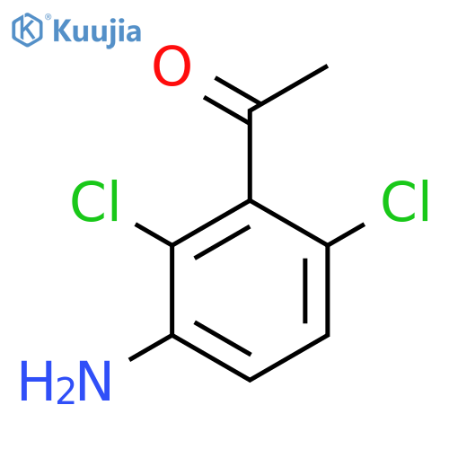 Ethanone, 1-(3-amino-2,6-dichlorophenyl)- structure