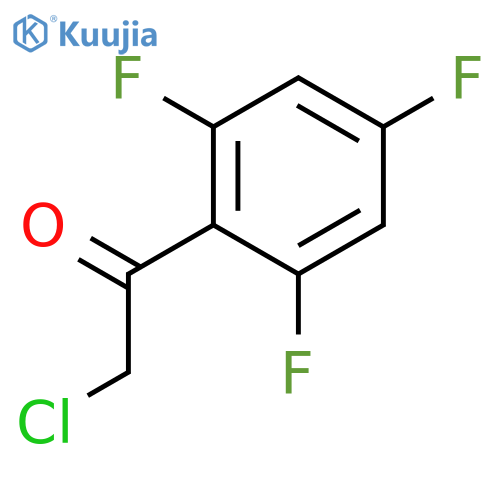2-chloro-1-(2,4,6-trifluorophenyl)ethan-1-one structure