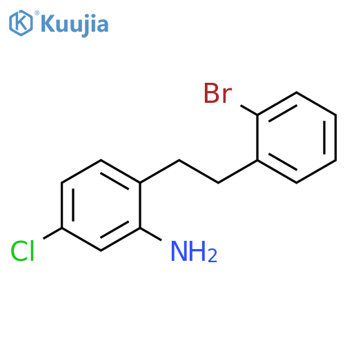 Benzenamine, 2-[2-(2-bromophenyl)ethyl]-5-chloro- structure