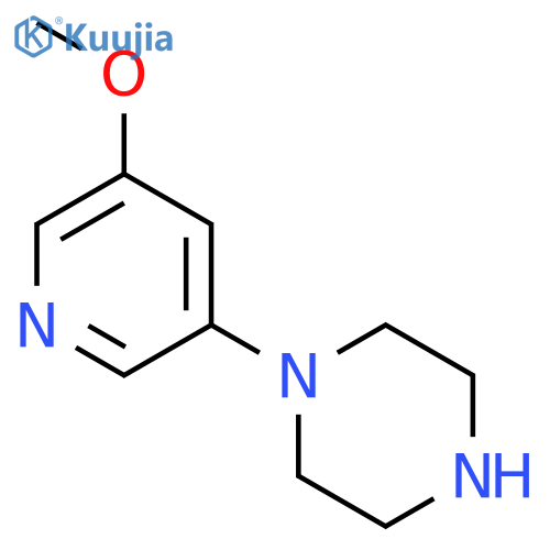 1-(5-methoxypyridin-3-yl)piperazine structure
