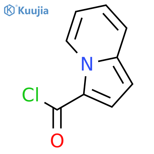 3-Indolizinecarbonyl chloride structure