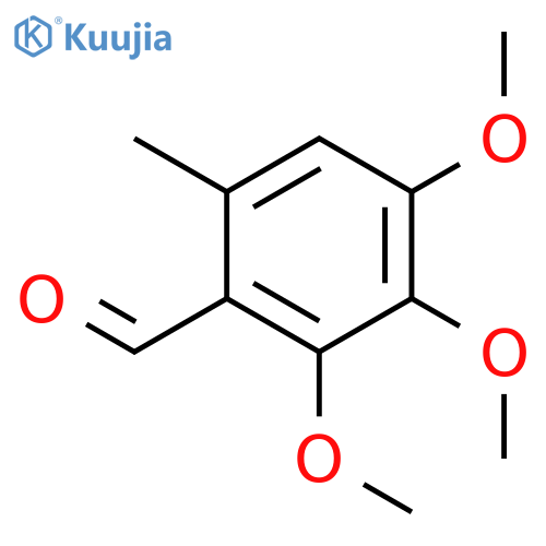 2,3,4-Trimethoxy-6-methylbenzaldehyde structure