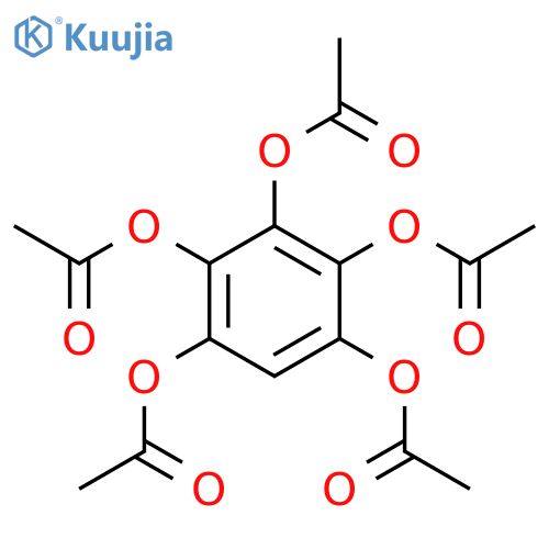 1,2,3,4,5-Pentaacetoxybenzene structure