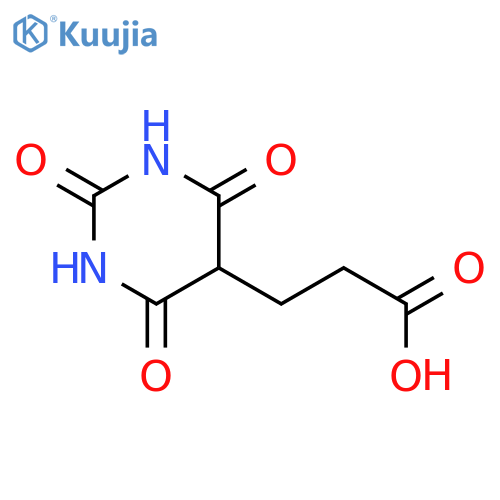 3-(2,4,6-TRIOXO-HEXAHYDRO-PYRIMIDIN-5-YL)-PROPIONIC ACID structure