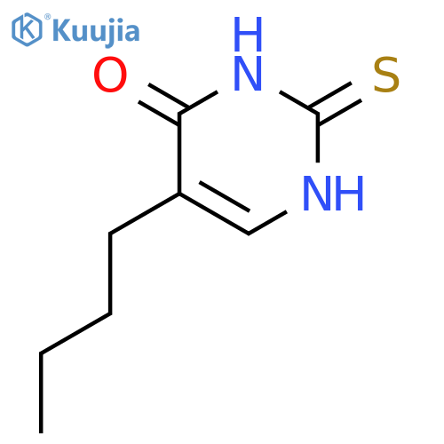 4(1H)-Pyrimidinone, 5-butyl-2,3-dihydro-2-thioxo- structure