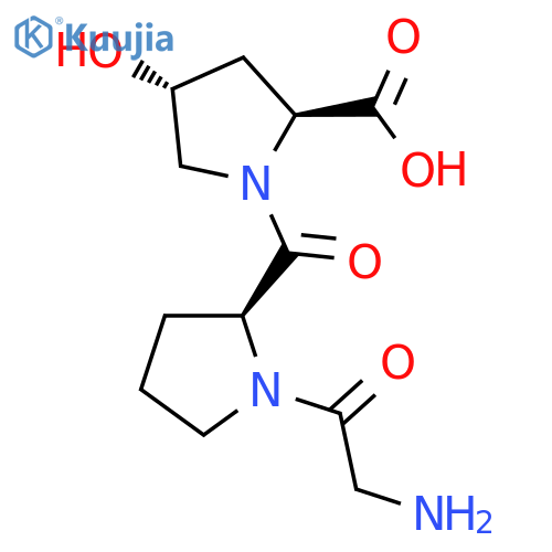 H-Gly-Pro-Hyp-OH structure