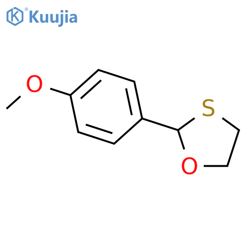 1,3-Oxathiolane,2-(4-methoxyphenyl)- structure