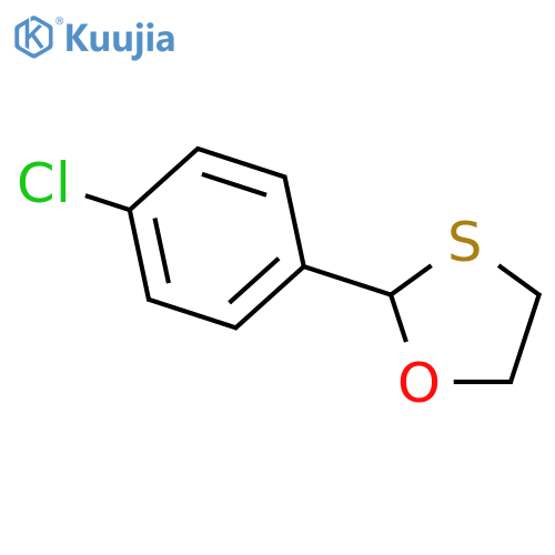 1,3-Oxathiolane,2-(4-chlorophenyl)- structure