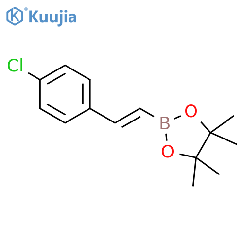 trans-2-(4-Chlorophenyl)vinylboronic acid pinacol ester structure
