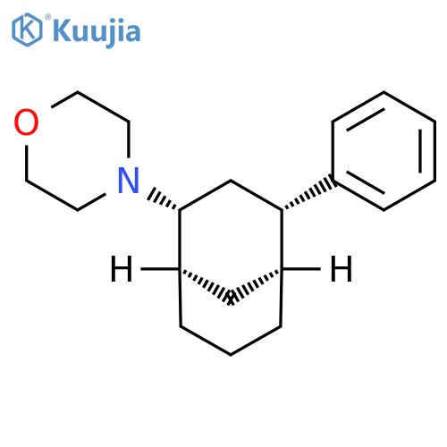 Morpholine, 4-[(1R,2R,4S,5S)-4-phenylbicyclo[3.3.1]non-2-yl]-, rel- structure