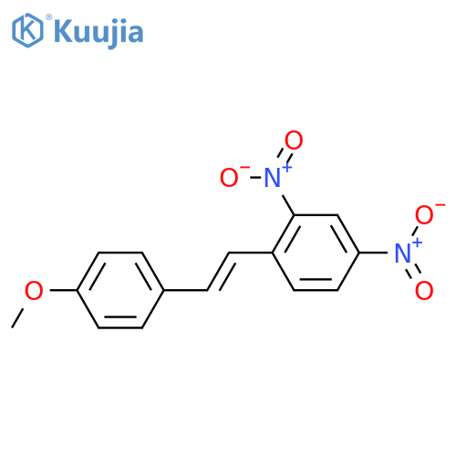 Benzene,1-[2-(4-methoxyphenyl)ethenyl]-2,4-dinitro- structure