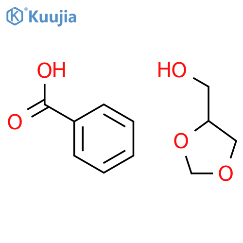 1,3-Dioxolane-4-methanol, benzoate structure