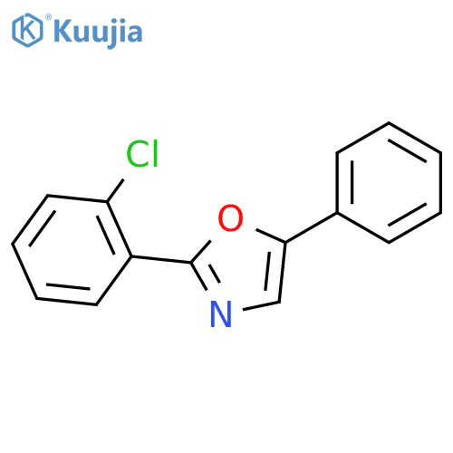 Oxazole,2-(2-chlorophenyl)-5-phenyl- structure