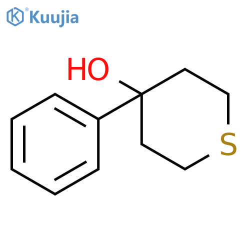 4-phenylthian-4-ol structure