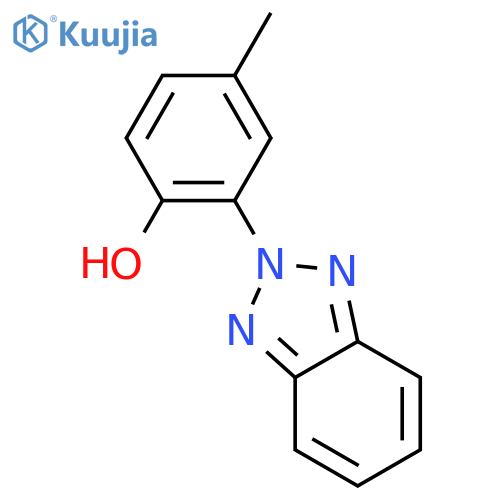 2-(2'-Hydroxy-5'-methyl-phenyl)benzotriazole; structure