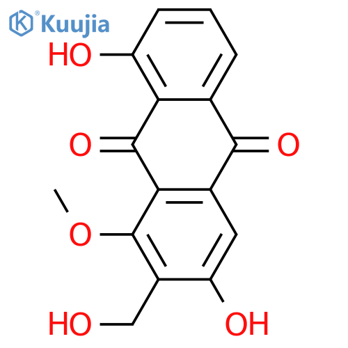 1,3,8-Trihydroxy-2-(hydroxymethyl)anthraquinone; 1-Me ether structure