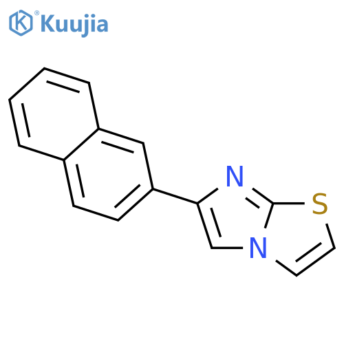 Imidazo[2,1-b]thiazole, 6-(2-naphthalenyl)- structure