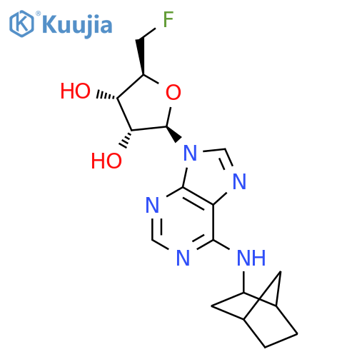 Adenosine, N-bicyclo[2.2.1]hept-2-yl-5'-deoxy-5'-fluoro- structure