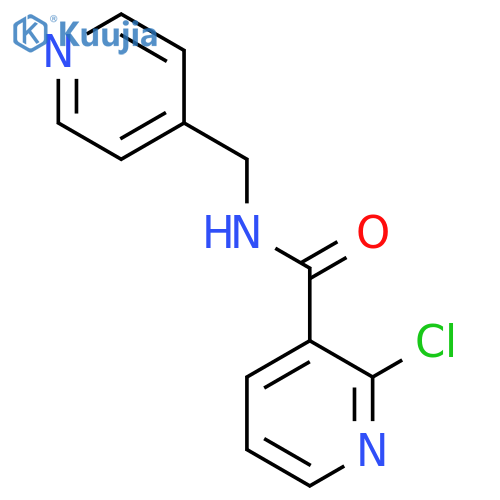 2-Chloro-N-(4-pyridinylmethyl)nicotinamide structure