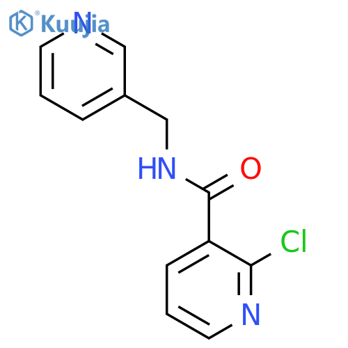 2-Chloro-N-(3-pyridinylmethyl)nicotinamide structure