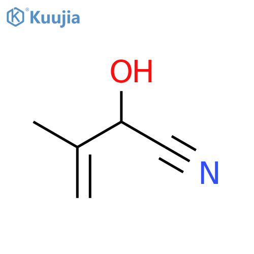 2-hydroxy-3-methylbut-3-enenitrile structure