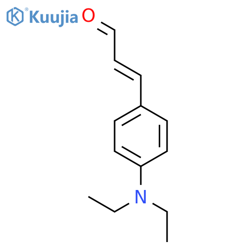 trans-4-(Diethylamino)cinnamaldehyde structure