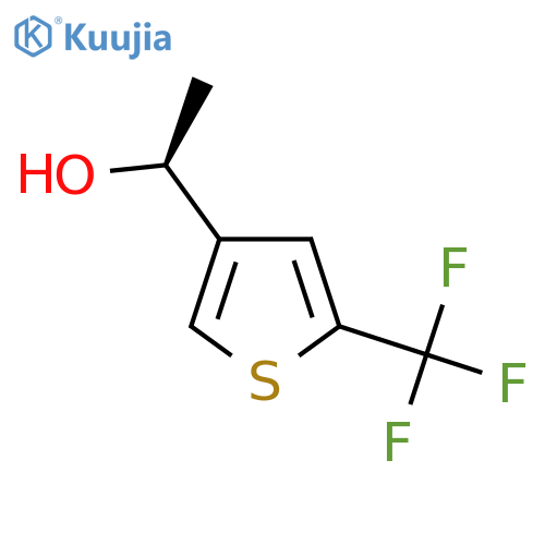 (1S)-1-5-(trifluoromethyl)thiophen-3-ylethan-1-ol structure