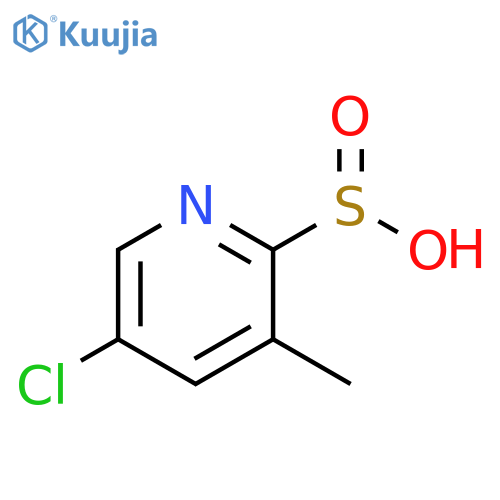 2-Pyridinesulfinic acid, 5-chloro-3-methyl- structure