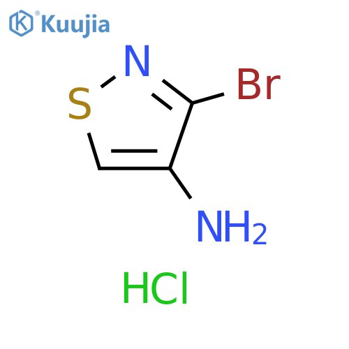 4-Isothiazolamine, 3-bromo-, hydrochloride (1:1) structure