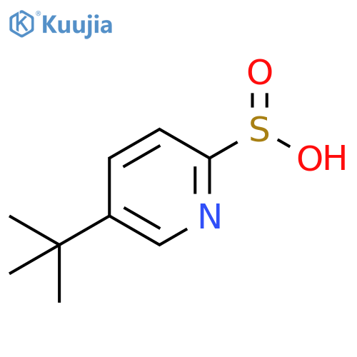2-Pyridinesulfinic acid, 5-(1,1-dimethylethyl)- structure