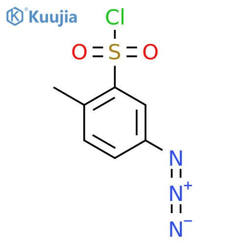 5-azido-2-methylbenzene-1-sulfonyl chloride structure