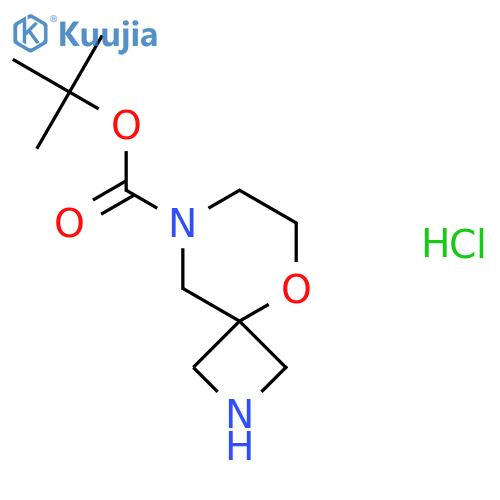 Tert-butyl 5-oxa-2,8-diazaspiro[3.5]nonane-8-carboxylate;hydrochloride structure