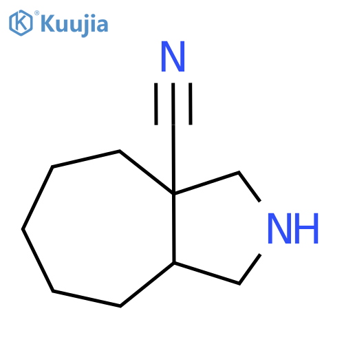 decahydrocycloheptacpyrrole-3a-carbonitrile structure