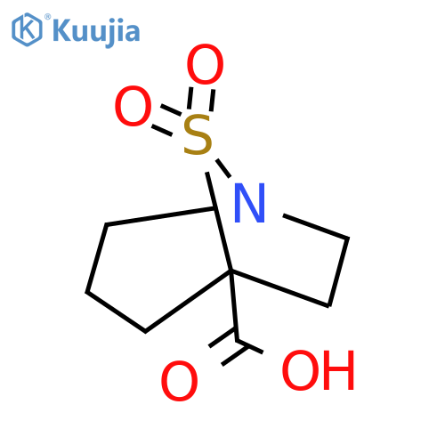 8,8-dioxo-8lambda6-thia-1-azabicyclo3.2.1octane-5-carboxylic acid structure
