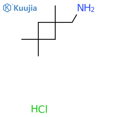 (1,3,3-Trimethylcyclobutyl)methanamine;hydrochloride structure