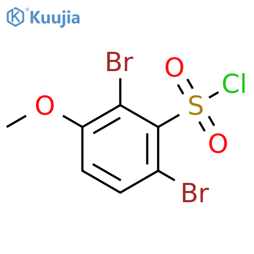 2,6-Dibromo-3-methoxybenzenesulfonyl chloride structure