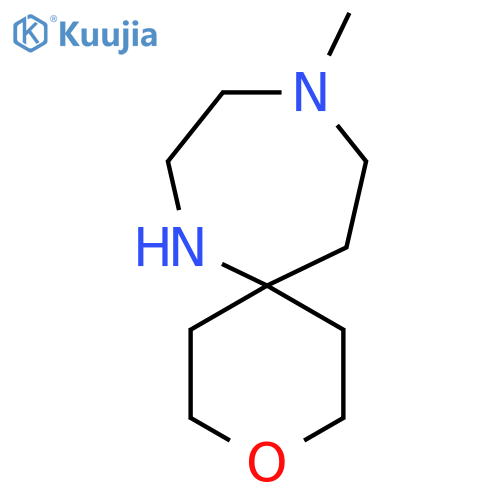 10-methyl-3-oxa-7,10-diazaspiro5.6dodecane structure