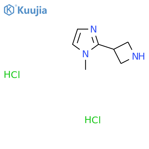 2-(Azetidin-3-yl)-1-methylimidazole;dihydrochloride structure