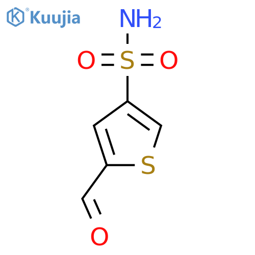 5-Formylthiophene-3-sulfonamide structure