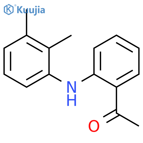 1-{2-[(2,3-dimethylphenyl)amino]phenyl}ethan-1-one structure