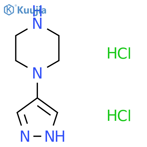 1-(1H-Pyrazol-4-yl)piperazine dihydrochloride structure