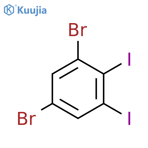 Benzene, 1,5-dibromo-2,3-diiodo- structure